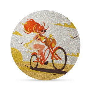My FLASH * Girl on Bicycle