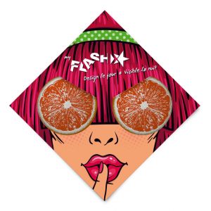 My FLASH * Woman1950's Orange Eyes X2