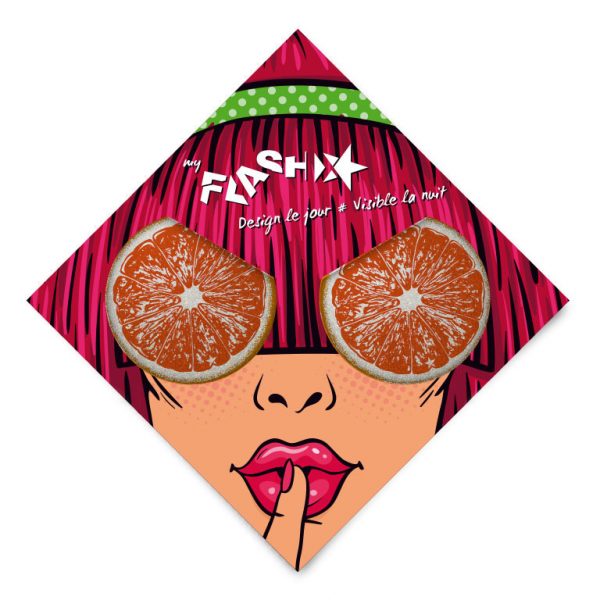 My FLASH * Woman1950's Orange Eyes X2
