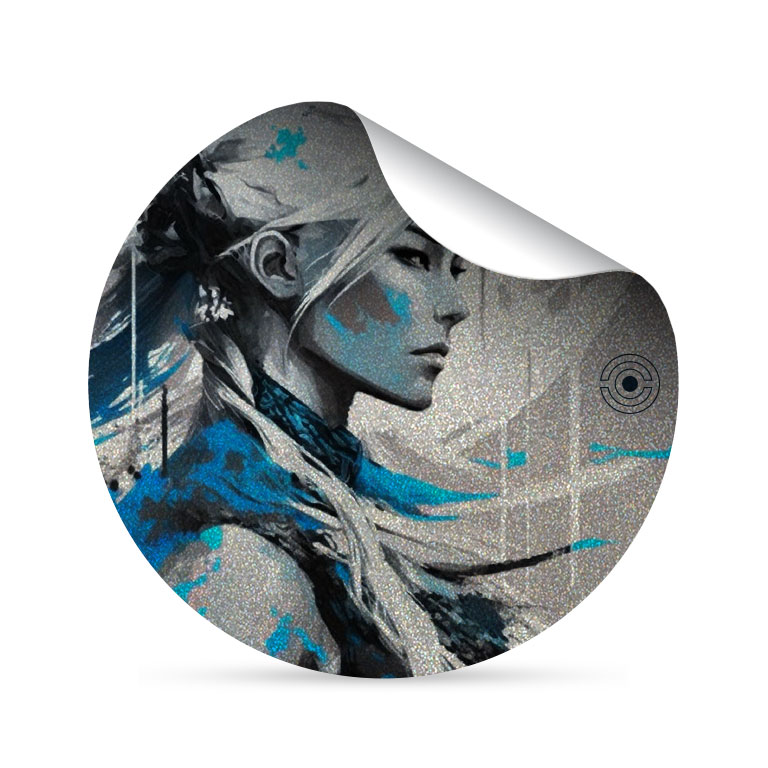 My FLASH Contact ° Graffiti White Woman – Image 2